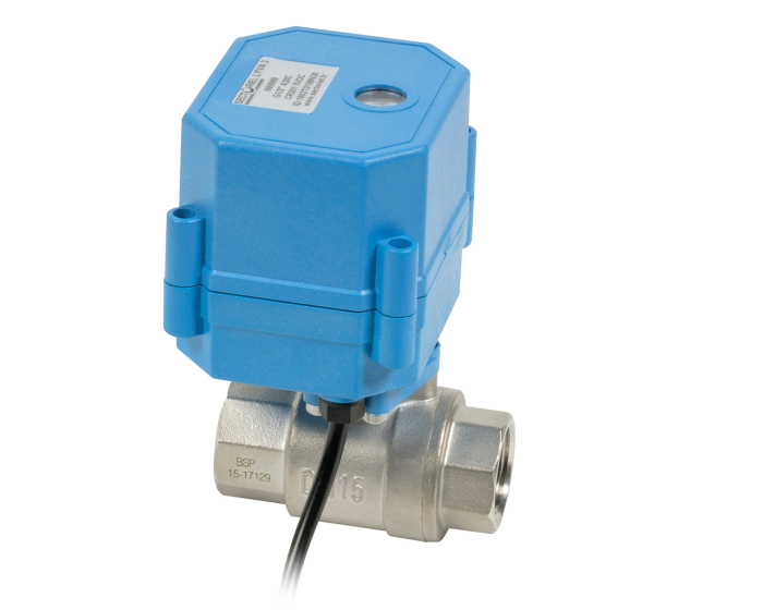 Compact electric actuated stainless steel ball valve Lyva 3